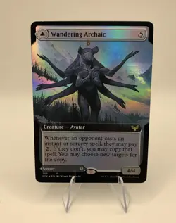 FOIL EXTENDED Wandering Archaic - Strixhaven (Magic/MTG) Near Mint - Image 1