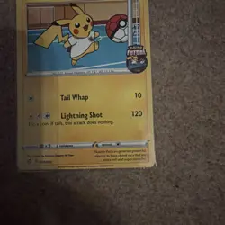 Pikachu On The Ball Pokemon 2020 Futsal Promo UK Exclusive Sealed 001/005 - Image 3