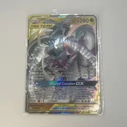 Pokemon TCG Arceus & Dialga & Palkia GX TAG TEAM Holo 156/236 Sm-Cosmic Eclipse - Image 1