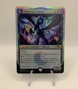 Magic: The Gathering - Nightmare Moon / Princess Luna Ponies: The Galloping FOIL - Image 1