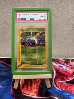 Pokemon PSA 10 Gem Mint Muk #23 Aquapolis 2003 e-Series WOTC - Image 1