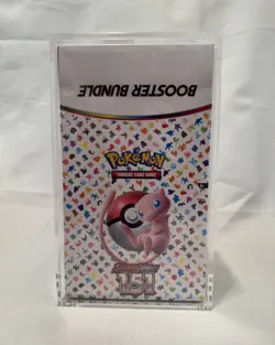Pokemon TCG 151 Scarlet & Violet Booster Bundle Display Sealed w/ Acrylic Case - Image 1