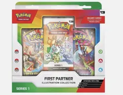 Pokemon TCG First Partner Illustration Collection Box Sealed New In Hand English - Image 1