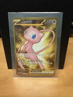 Pokemon TCG Mew EX 151 Gold NM M 205/165 Scarlet & Violet Ultra Rare - Image 1
