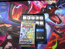 VERY HEAVY! GOD PACKUU SIRUU 22.29g Prismatic Evolutions Pokemon Booster - Image 1