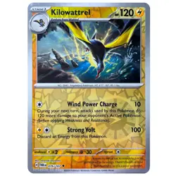 Kilowattrel - 076/167 S&V Twilight Masquerade Pokemon TCG (REVERSE HOLO, NM) - Image 1