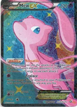 Pokemon: Legendary Treasures: Radiant Collection: Holofoil Mew EX: HP Condition - Image 1