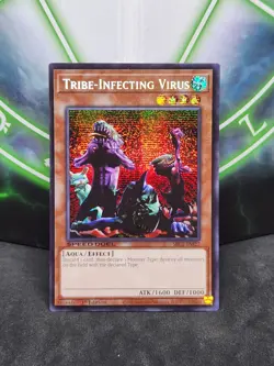 Yugioh Tribe-Infecting Virus SBC2-ENI22 Secret Rare 1st Edition NM - Image 1