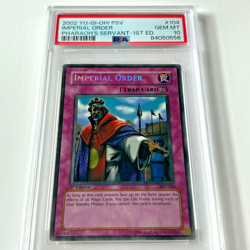 Yu-Gi-Oh! "Imperial Order" 1st Edition PSV-104 GEM MT PSA 10 (LOW POP 63) - Image 3
