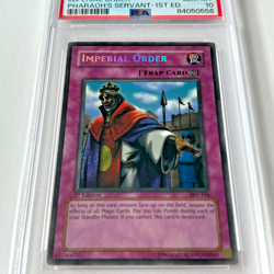 Yu-Gi-Oh! "Imperial Order" 1st Edition PSV-104 GEM MT PSA 10 (LOW POP 63) - Image 4