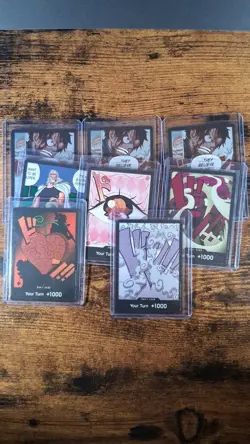 One Piece DON English Card Lot Of 8 CCG - Image 1