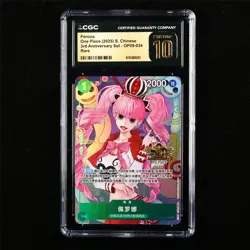 CGC 10 PRISTINE 2025 One Piece CHN Perona OP09-034 Rare - Image 1