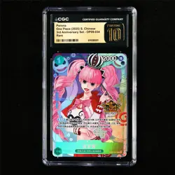 CGC 10 PRISTINE 2025 One Piece CHN Perona OP09-034 Rare - Image 2