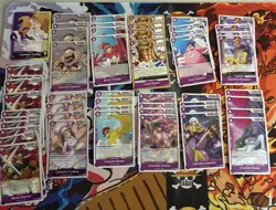 One Piece - OP08 Charlotte Pudding Deck Core - Purple - Big Mom Pirates NM - Image 1