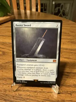 Buster Sword M0255 Reg Non Foil Final Fantasy MTG NM Card Never Played - Image 1