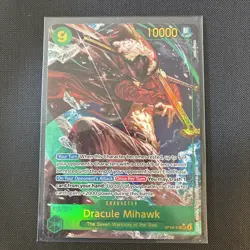 ONE PIECE THE AZURE SEA'S SEVEN DRACULE MIHAWK OP14-119 ALTERNATE ART FOIL MINT - Image 1