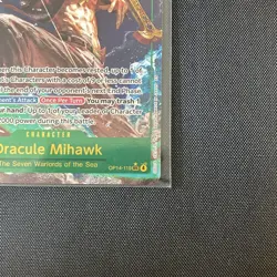 ONE PIECE THE AZURE SEA'S SEVEN DRACULE MIHAWK OP14-119 ALTERNATE ART FOIL MINT - Image 4