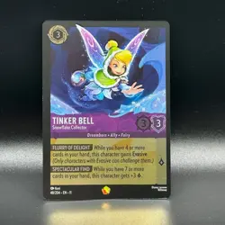 Disney Lorcana Winterspell TINKER BELL - Snowflake Collector Foil 48/204 - Image 1