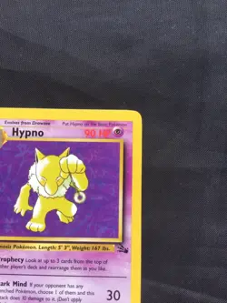 Pokemon Cards: Fossil 1st Edition Rare: Hypno 23/62 - Image 3