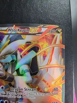 Pokemon White Kyurem EX Holo Ultra Rare Card Boundaries Crossed 146/149 LP-mp - Image 4