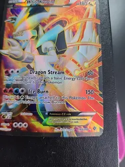 Pokemon White Kyurem EX Holo Ultra Rare Card Boundaries Crossed 146/149 LP-mp - Image 5