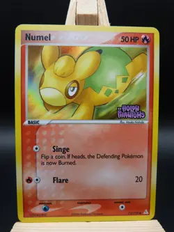 Pokemon Reverse Foil Card : Numel 72/110 ( Ex Holon Phantoms) - Image 1