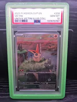 Victini 208 Black Star Promo Pokemon TCG Trading Card Standard PSA 10 Gem Mint - Image 1