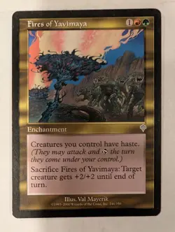 Fires of Yavimaya - Invasion - Magic the Gathering MTG Nice! - Image 1
