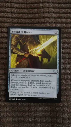 Magic: the Gathering / MtG Sword of Hours x1 Forgotten Realms Commander - Image 1