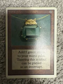 MTG Unlimited Mox Emerald - See Pictures For Condition - Image 1