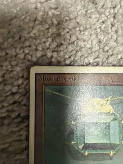 MTG Unlimited Mox Emerald - See Pictures For Condition - Image 2