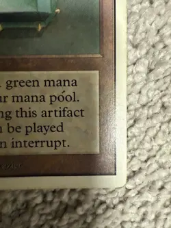 MTG Unlimited Mox Emerald - See Pictures For Condition - Image 4