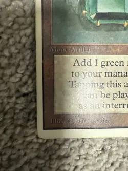MTG Unlimited Mox Emerald - See Pictures For Condition - Image 5