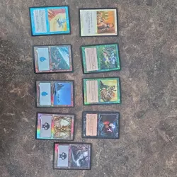 Magic The Gathering foil 9 Card Lot - Image 1