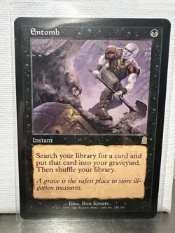 Magic: The Gathering Entomb Odyssey Rare Black Instant 132/350 2001 Ron Spears - Image 1