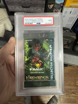 MTG Lord of The Rings Tales of Middle Earth Sealed Collector Booster Pack Psa 9 195166205021 - Image 1