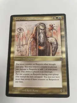 Rasputin Dreamweaver Legends English MTG Magic Reserved List LP Light Play - Image 1