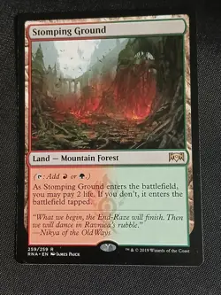 Magic: The Gathering Stomping Ground Ravnica Allegiance Regular NM - Image 1