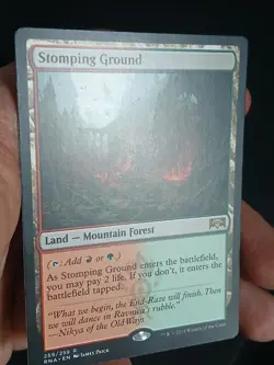 Magic: The Gathering Stomping Ground Ravnica Allegiance Regular NM - Image 4