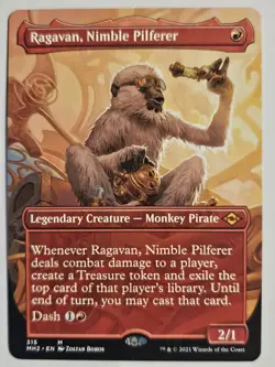 MTG MH2 Lp Borderless Ragavan, Nimble Pilferer - Image 1