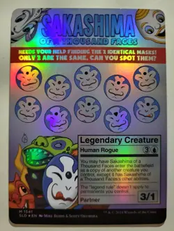 Sakashima Of A Thousand Faces Foil Secret L'air NM ENG MTG - Image 2