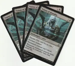 ✪ 4 MAGIC The Gathering VISIONS OF BRUTALITY Enchantment PLAYSET OGW/EN 2016 - Image 1