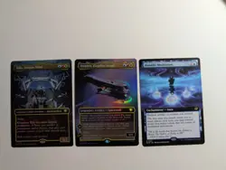 MTG EOE 3 Card Bundle - Magic The Gathering Lot Extended Art 2 Foil - Image 1