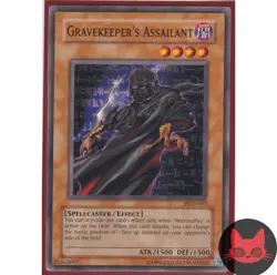 Yugioh Gravekeeper's Assailant PGD-067 Common NM - Image 1
