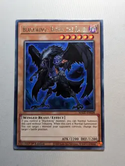 Blackwing - Elphin the Raven MAZE-EN038 Rare 1st Edition NM Yugioh - Image 1