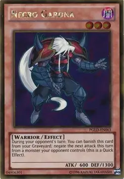 Necro Gardna - PGLD-EN063 - Gold Rare Yugioh - Image 1