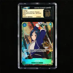 CGC 10 Pristine 2025 One Piece CHN Tashigi OP12-031 Rare - Image 2