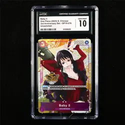 CGC 10 GEM MINT 2025 One Piece CHN Baby 5 OP10-076 UC(1) - Image 1