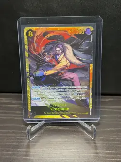 Crocodile -OP14-120 SEC One Piece TCG The Azure Sea's Seven Foil - Image 1