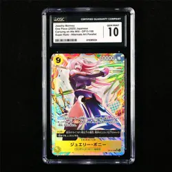 CGC 10 GEM MINT 2025 One Piece JPN Jewelry Bonney OP13-108 SR (Alt Art)(1) - Image 1
